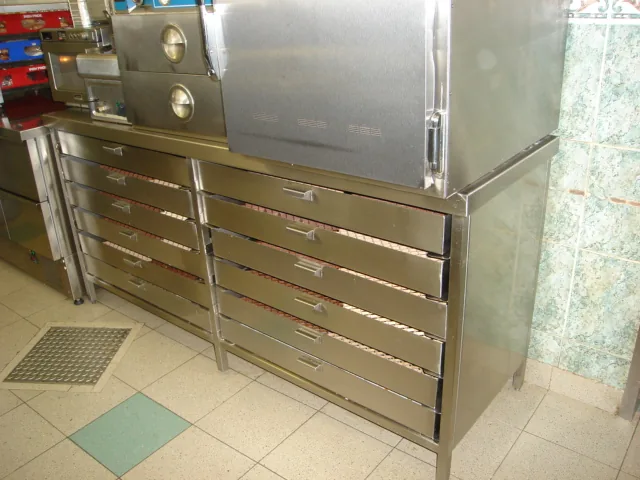 Stainless catering storage unit